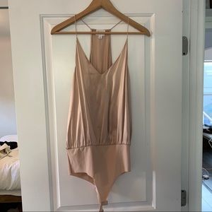 Silk Tank Bodysuit | Cami NYC